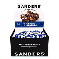 Small Batch Wonders Snack-Size Milk Chocolate Sea Salt Caramels, 0.5 oz Individually Wrapped, 48/Box (KAR27163)