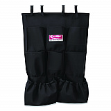 8-Pocket Organizer for Suncast Commercial Full-Size and Compact Housekeeping Carts, 19.5" x 1.67" x 26.83", Black (HKCBAG04D)