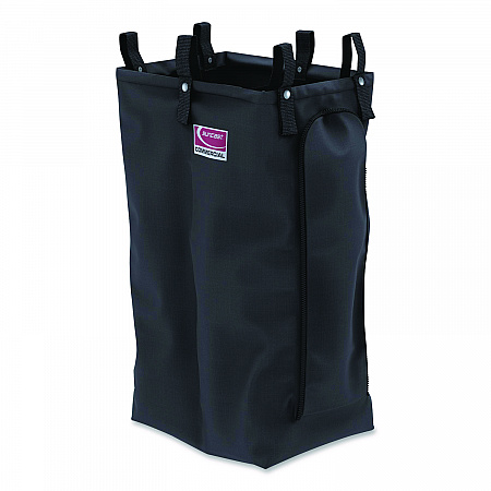 Divided Bag for Suncast Commercial Full-Size and Compact-Size Housekeeping Carts, 25.4 gal, 15.6