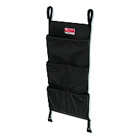Linen Strap Bag for Suncast Commercial Full-Size and Compact Housekeeping Carts, 16.25" x 1" x 31.75", Black (HKCBAG06D)