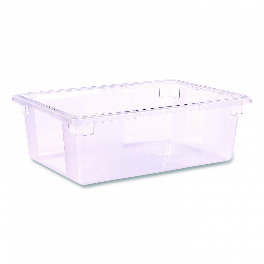 StorPlus Polycarbonate Food Storage Container, 12.5 gal, 18 x 26 x 9, Clear, Plastic (1062207)