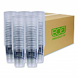 BlueStripe 25% Recycled Content Cold Cups, 16 oz, Plastic, Clear/Blue, 50/Pack, 20 Packs/Carton (EPCR16)