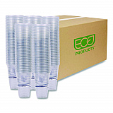 BlueStripe 25% Recycled Content Cold Cups, 20 oz, Plastic, Clear/Blue, 1,000/Carton (EPCR20)