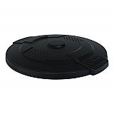 Utility Trash Can Lid for 32 gal Trash Can, 22.22" Diameter x 3", Black (TCU32GLIDD)