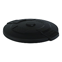 Utility Trash Can Lid for 32 gal Trash Can, 22.22" Diameter x 3", Black (TCU32GLIDD)