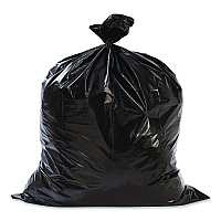 Precise Fit Contractor Bag, Open-Face, 55 gal, 3 mil, 41" x 49", Black, 15/Box (UCL55315B)