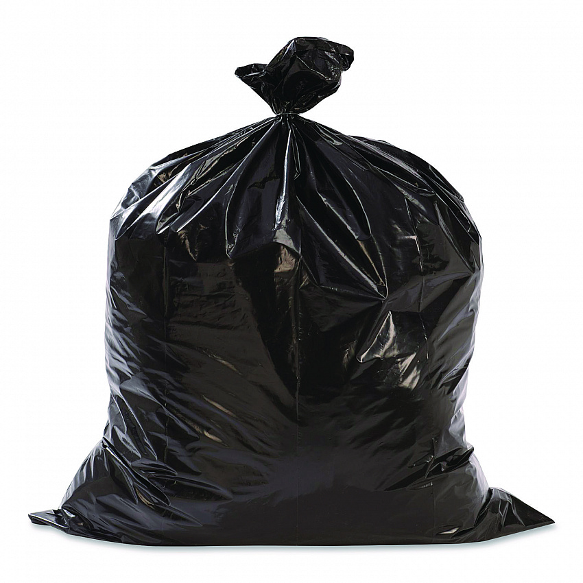 Precise Fit Contractor Bag, Open-Face, 55 gal, 3 mil, 41" x 49", Black, 15/Box (UCL55315B)