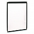 Menu Holder For 11 x 17 Menus, Portrait Orientation, 11.7 x 18, Clear/Black/Silver (SPLSMENU1117)