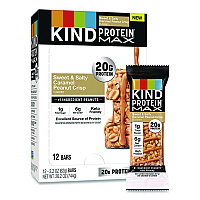 Protein MAX Bar, Sweet and Salty Caramel Peanut Crisp, 2.2 oz Bar, 12/Box (PHW43475)