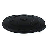 Utility Trash Can Lid for 20 gal Trash Can, 19.74" Diameter x 2.9", Black (TCU20GLIDD)