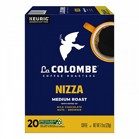 Coffee K-Cup Pods, Nizza Medium Roast, 20/Box (0327)