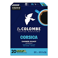 Coffee K-Cup Pods, Corsica Dark Roast, 20/Box (0328)