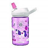 Eddy + Kids Water Bottle, Unicorn Design, 12 oz, Multicolor (2665501035)