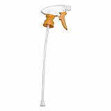Chemical Resistant Trigger Sprayer, 9.88" Tube, Fits 32 oz Bottles, Yellow/White (60192491EA)