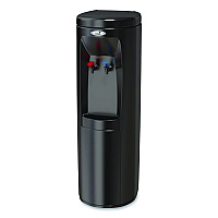 Atlantis Hot and Cold Water Dispenser, 1.4 gal, 12.8 x 13 x 40.5, Black (504009)