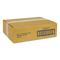 Placemats, Smooth Surface, Scalloped Edges, 13.5" x 9.63", White, 1,000/Carton (310477)