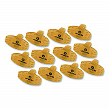 AirWorks Bowl Clips, Citrus Grove Scent, Orange, Dozen (AWBC231)