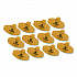 AirWorks Bowl Clips, Citrus Grove Scent, Orange, Dozen (AWBC231)