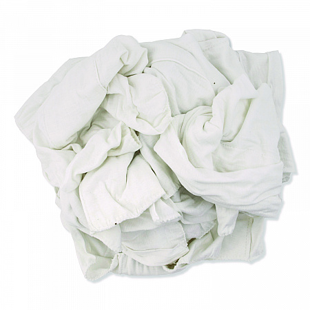 Knit Baby Diaper Rags, 2-Ply, 15 x 18, White, 25 lb/Carton (55525)