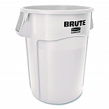 Brute Container, 44 gal, Plastic, White (1779740EA)