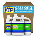 Disinfecting-Sanitizing Bathroom Cleaner, Citrus Scent, 1 gal Bottle, 3/Carton (22570CT)