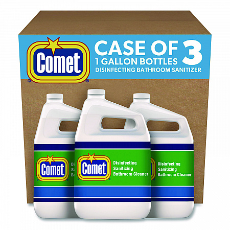 Disinfecting-Sanitizing Bathroom Cleaner, Citrus Scent, 1 gal Bottle, 3/Carton (22570CT)