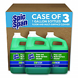 Liquid Floor Cleaner, Fresh Scent, 1 gal Bottle, 3/Carton (02001)