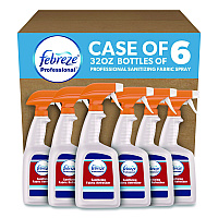 Professional Sanitizing Fabric Refresher, Light Scent, 32 oz Spray Bottle, 6/Carton (07309)