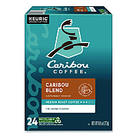 Caribou Blend Coffee K-Cups, 24/Box (6992)