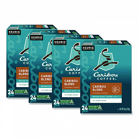 Caribou Blend Coffee K-Cups, 96/Carton (6992CT)