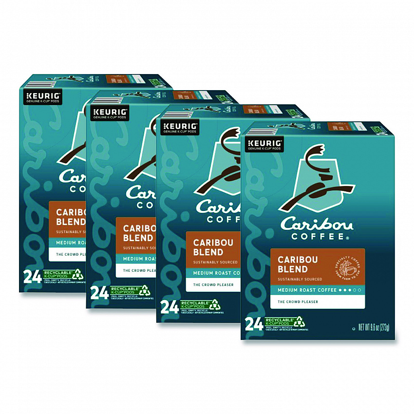 Caribou Blend Coffee K-Cups, 96/Carton (6992CT)