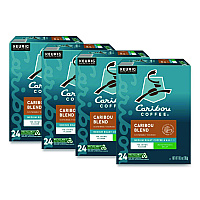 Caribou Blend Decaf Coffee K-Cups, 96/Carton (6995CT)