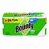 Select-a-Size Kitchen Roll Paper Towels, 2-Ply, White, 6 x 11, 123 Sheets/Roll, 8 Triple Rolls/Carton (16014)