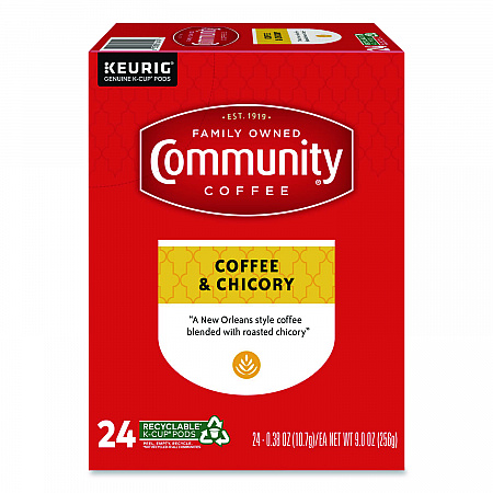 Coffee and Chicory K-Cups, 24/Box (6414CC)