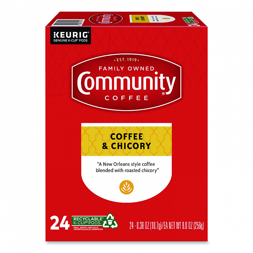 Coffee and Chicory K-Cups, 24/Box (6414CC)