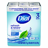 Refresh and Renew Antibacterial Deodorant Bar Soap, Spring Water Scent, 4 oz, 3 Bars/Pack, 4 Packs/Carton (11811)