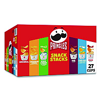 Snack Stack Variety Pack Crisps, (6) 0.67 and (21) 0.74 oz/Tubs, 27/Carton (KEE18263)