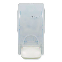 Soap Dispenser for 1,200 mL Bag-in-Box Refill, 4.6 x 5.6 x 10.7, Translucent White (53087)