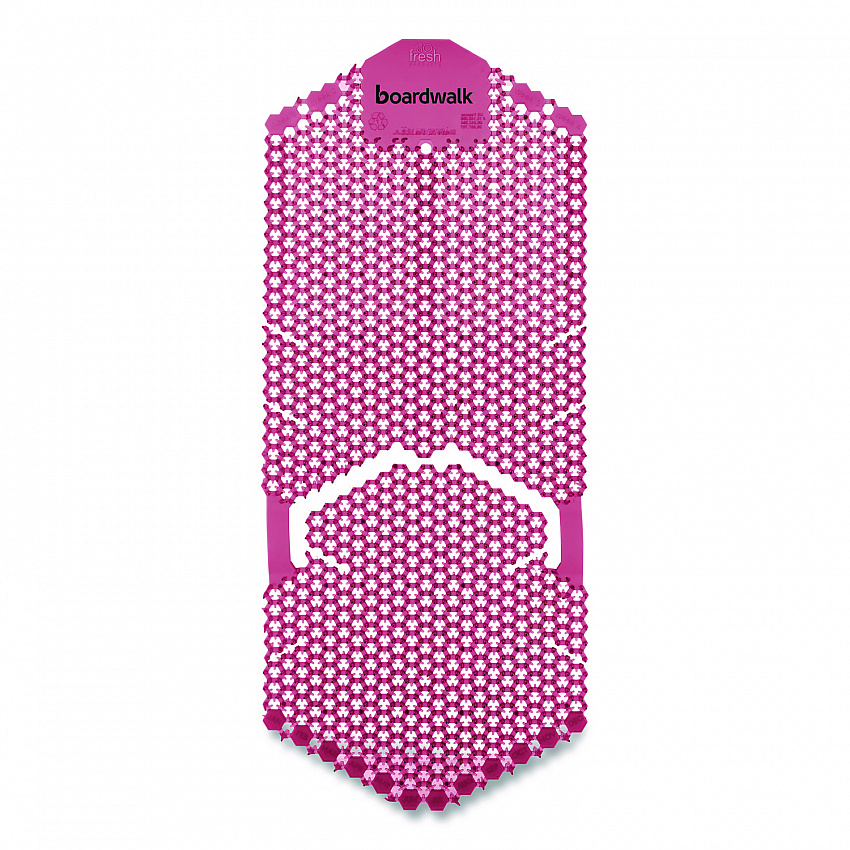 Vertical Urinal Screen, Spiced Apple Scent, Red, 5.22 oz, 6/Carton (VERUSRD)