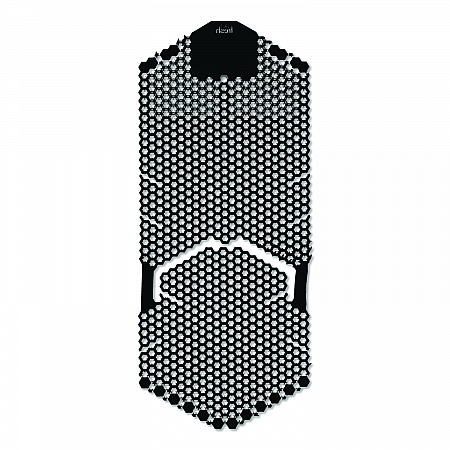 Vertical Urinal Screen, Midnight Coast Scent, Black, 5.22 oz, 6/Carton (VERUSBK)