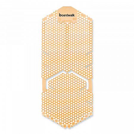 Vertical Urinal Screen, Summer Sunshine Scent, Yellow, 5.22 oz, 6/Carton (VERUSYL)