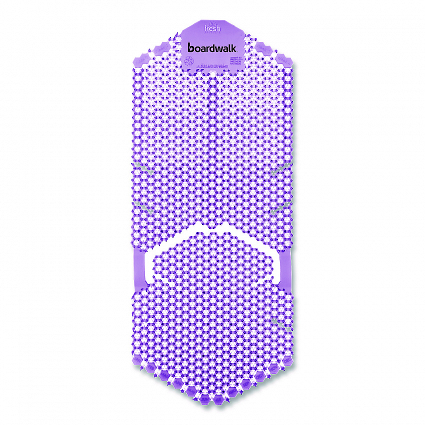 Vertical Urinal Screen, Lavender Scent, Purple, 5.22 oz, 6/Carton (VERUSPUR)