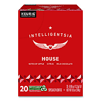 House Blend Coffee K-Cups, Light Roast, 20/Box (0153)