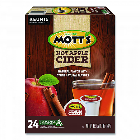Hot Apple Cider K-Cup Pods, 1 oz K-Cup Pod, 24/Box (8604)