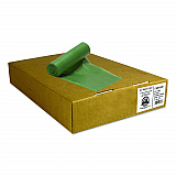 Eco Blend Max Can Liners, 60 gal, 0.8 mil, 38" x 58", Green, 20 Bags/Roll, 5 Rolls/Carton (L7658TEER1)
