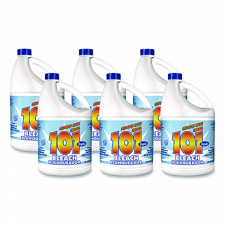 Regular Cleaning Low Strength Bleach, Regular Scent, 1 gal Bottle,  6/Carton (11006755042)