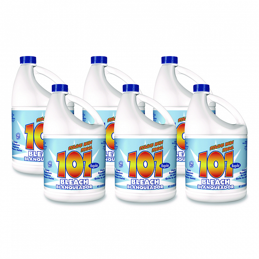 Regular Cleaning Low Strength Bleach, Regular Scent, 1 gal Bottle,  6/Carton (11006755042)