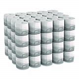 Pacific Blue Basic Bathroom Tissue, Septic Safe, 1-Ply, White, 1,210 Sheets/Roll, 80 Rolls/Carton (1458001)