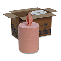 Medium-Duty Wiper Refill, 1-Ply, 10 x 13, Unscented, Orange, 200/Roll, 2 Rolls/Carton (20041)