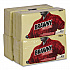 Dusting Cloths, Quarterfold, 24 x 24, Unscented, Yellow, 50/Pack, 4 Packs/Carton (29624)